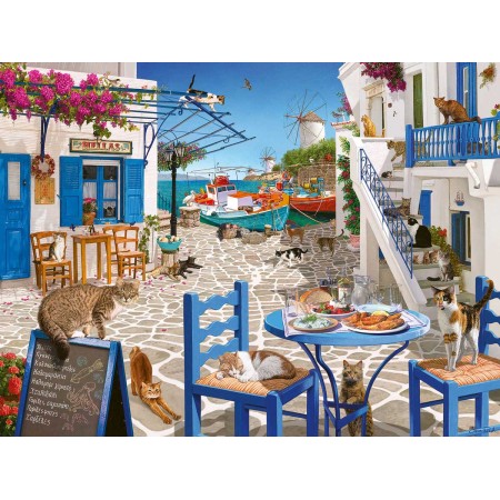 Puzzle Ravensburger Gatos de Mykonos 1500 Piezas Ravensburger - 1