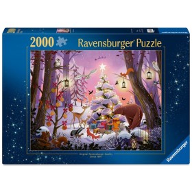 Puzzle Ravensburger Navidad en el Bosque de 2000 Piezas Ravensburger - 1