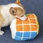 Cubo de peluche 3x3 (Juguete olfateador para perros) - 1