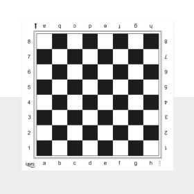 Tablero Ajedrez Profesional Plástico 45X45 Cm Cayro - 1