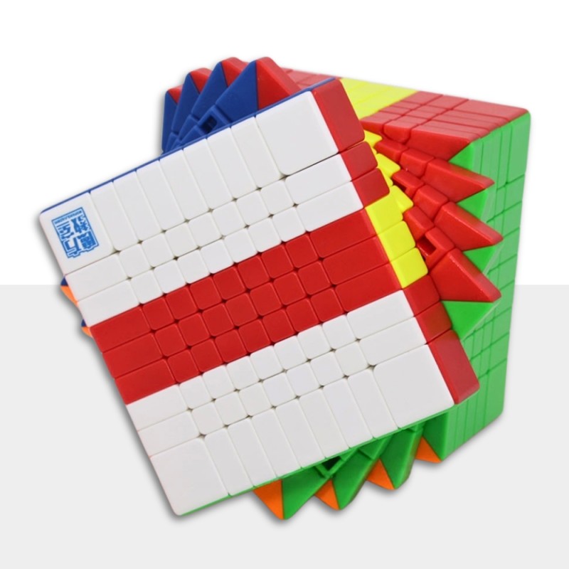 Bukefuno MoYu Meilong - Cubo de rompecabezas de 9 x 9 pulgadas, cubos mágicos de 9 x 9, Moyu sin pegatinas, Meilong 9 x 9 x 9, cubo de cubing para