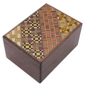 Caja Japonesa Yosegi 3 Sun 12 Etapas Oka Craft - 1