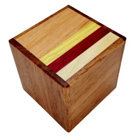 Caja Japonesa Yosegi Cube 2 Sun 12 Etapas - Yosegi