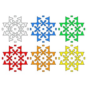 Sticker Mefferts Maltese Gear Cube - 1