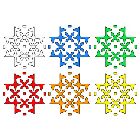 Sticker Mefferts Maltese Gear Cube - 1