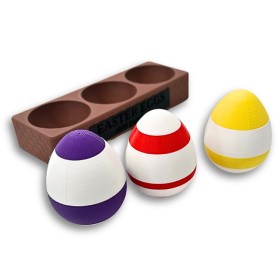 Set de Mini Rompecabezas Huevos de Pascua (Colección 3D) Kubekings - 1