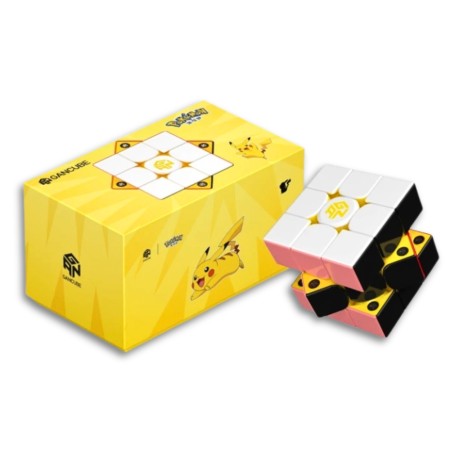 GAN356 M E 3x3 - Pokémon Pikachu (Magnético, Muelles, Frosted) Gan Cube - 1
