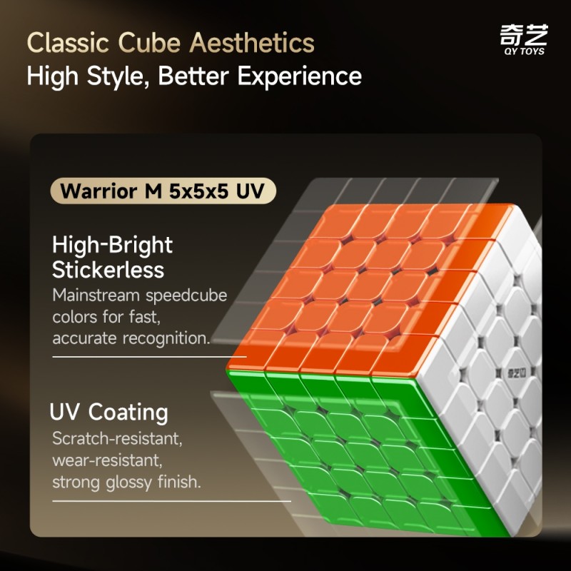 QiYi Warrior 5x5 Magnético UV | Cubo de Rubik 5x5