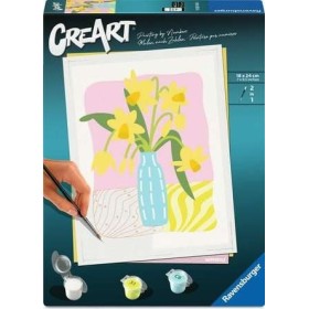 Set de Pintura por Números Ravensburger CreArt Trend D – Jarrón Flores Amarillas Ravensburger - 1