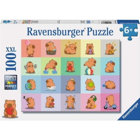 Puzzle Ravensburger Capybara de 100 Piezas Ravensburger - 1