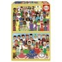 Puzzle Educa Niñas de América y África de 2 x 100 Piezas Puzzles Educa - 1