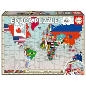 Puzzle Educa Banderas del Mundo de 150 Piezas Puzzles Educa - 1