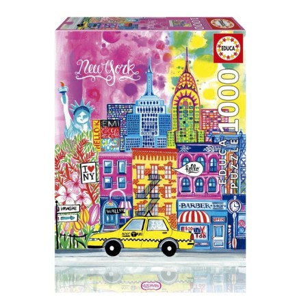 Puzzle Educa New York by Car Pintos de 1000 Piezas Puzzles Educa - 1