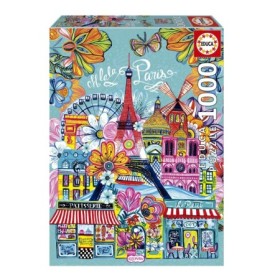 Puzzle Educa Paris by Car Pintos de 1000 Piezas Puzzles Educa - 1
