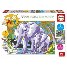 Set de Pintura por Números Educa Magic Art Animales Salvajes (9+) Puzzles Educa - 1