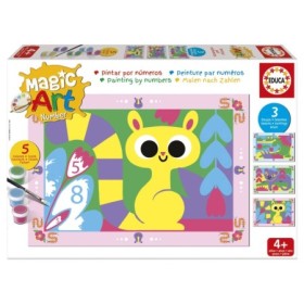 Set de Pintura por Números Educa Magic Art Animales de la Selva (4+) Puzzles Educa - 1