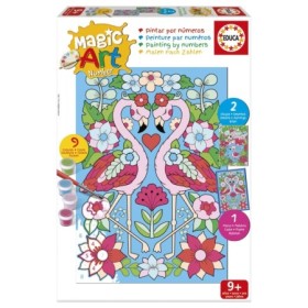 Set de Pintura por Números Educa Magic Art Flamencos (9+) Puzzles Educa - 1