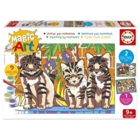 Set de Pintura por Números Educa Magic Art Gatos y Perros (9+) Puzzles Educa - 1