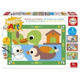 Set de Pintura por Números Educa Magic Art Granja (4+) Puzzles Educa - 1