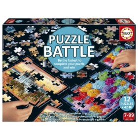 Puzzle Battle Educa Travel - 12 Puzzles de 42 Piezas Puzzles Educa - 1