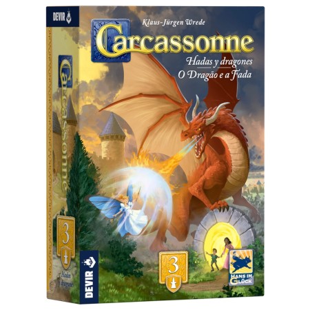 Carcassonne Expansión 3: Dragones y Hadas - Devir Devir - 1