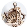 Reloj de Pared Steampunk - Puzzle 3D de Madera Wooden City Wooden City - 6