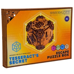 El Secreto del Tesseracto - Caja Secreta Escape Room 3D de Madera Wooden City Wooden City - 1