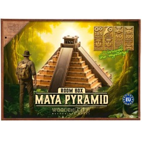Pirámide Maya - Caja Secreta Escape Room 3D de Madera Wooden City Wooden City - 1