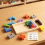 Puzzle de Bloques de Madera - Juego Educativo de Lógica - 2