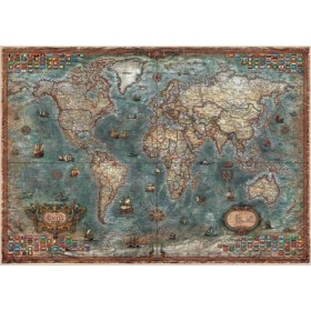 Puzzle Educa Mapamundi Histórico de 8000 Piezas Puzzles Educa - 1