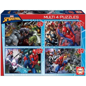 Puzzle Educa Multi 4 Spider-Man de 50+80+100+150 Piezas Puzzles Educa - 1