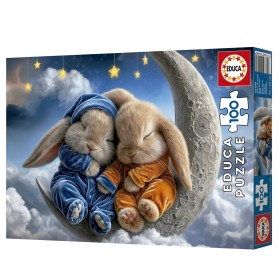 Puzzle Educa Sueños de Conejitos de 100 Piezas Puzzles Educa - 1