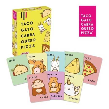 Taco Gato Cabra Queso Pizza - Juego de cartas rápido Lúdilo - 1
