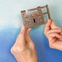Roman Latch Lifter - Rompecabezas de Metal Project Genius Project Genius - 4