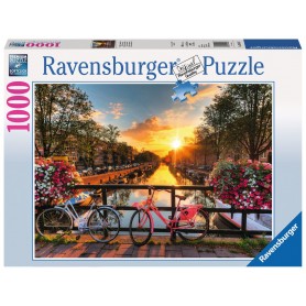 Puzzle Ravensburger Bicicletas en Amsterdam de 1000 Piezas Puzzle Ravensburger Bicicletas en Amsterdam de 1000 Piezas Ravensburger - 1