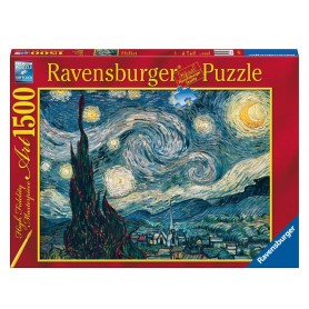 Puzzle Ravensburger Van Gogh:Noche estrellada de 1500 Piezas Puzzle Ravensburger Van Gogh:Noche estrellada de 1500 Piezas Ravensburger - 1
