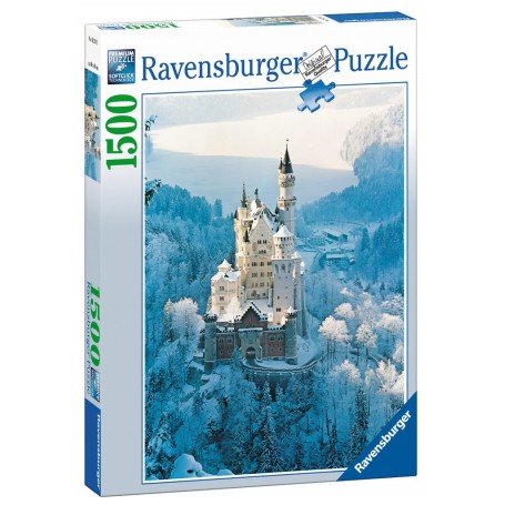 Puzzle Ravensburger Neuschwanstein en invierno de 1500 Piezas - Ravensburger