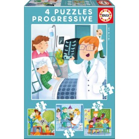 Puzzle Educa De Mayor Quiero Ser Progresivo 12-16-20-25 Piezas Puzzle Educa De Mayor Quiero Ser Progresivo 12-16-20-25 Piezas Puzzles Educa - 1