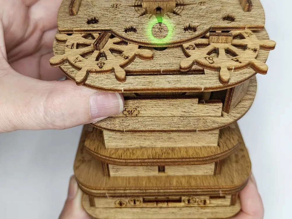 El Casillero de Davy Jones: pistas y solución – Reiniciar – Montar de nuevo el cluebox