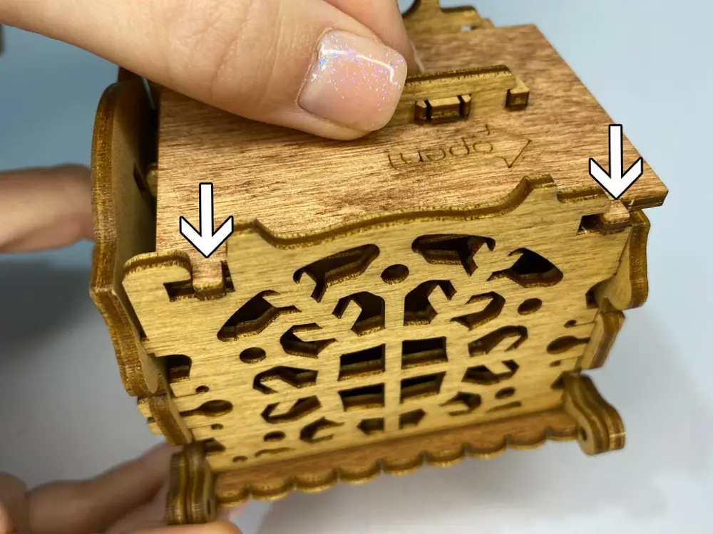 New Year Box – Montaje – Paso 4: Coloca la base